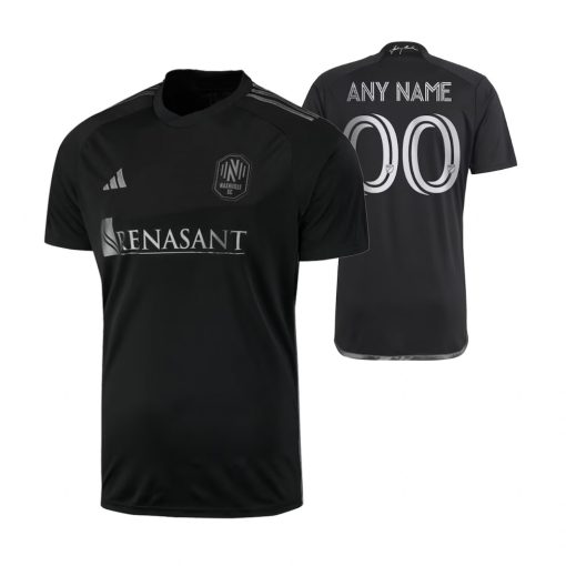 Custom Nashville SC 2023 Away Jersey Black