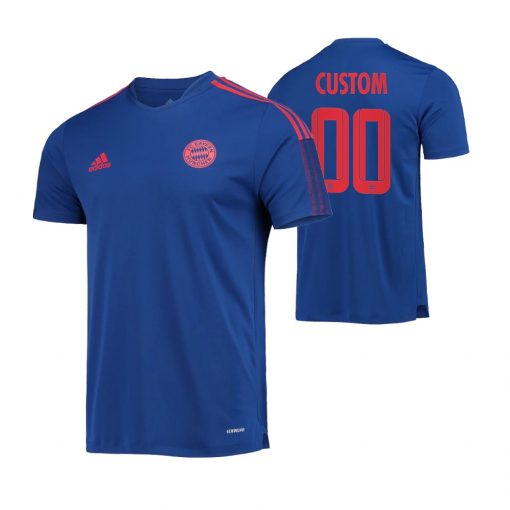 Custom Bayern Munich 2021-22 Blue Training Jersey