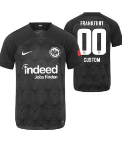Custom Eintracht Frankfurt 2022-23 Away Jersey Black