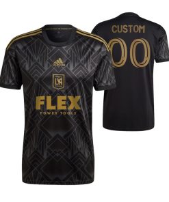 Custom Los Angeles FC 2022 Home Jersey Black