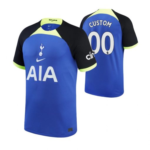 Custom Tottenham Hotspur 2022-23 Away Jersey Blue