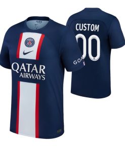 Custom Paris Saint-Germain 2022-23 Home Jersey Blue