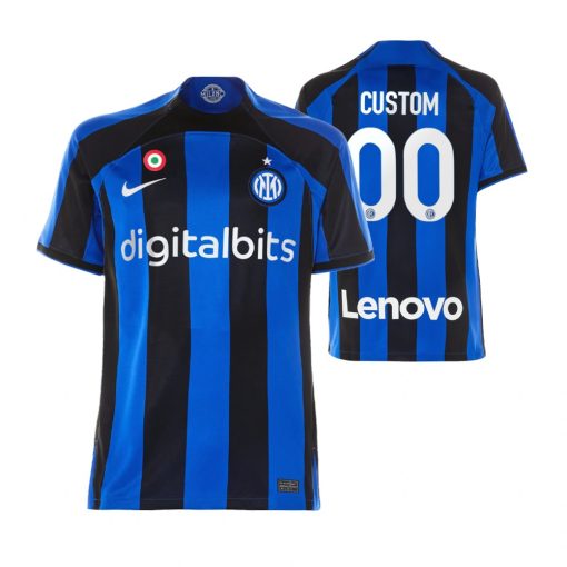 Custom Inter Milan 2022-23 Home Jersey Blue