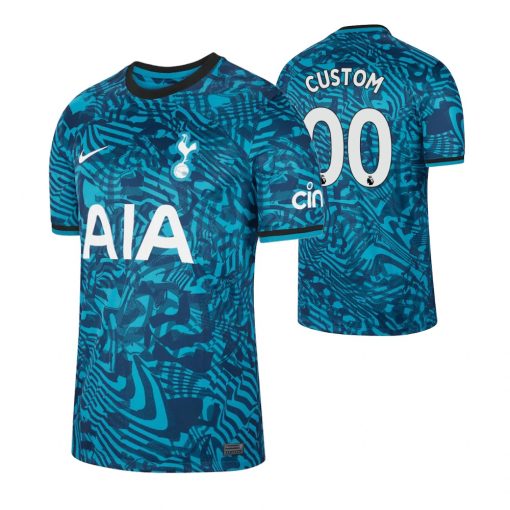 Custom Tottenham Hotspur 2022-23 Third Jersey Blue