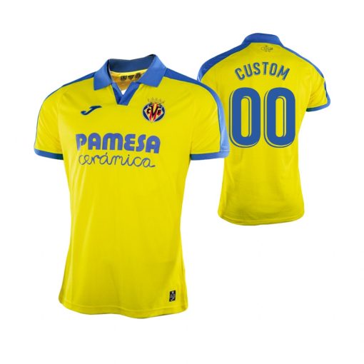 Custom Villarreal Centenary Special Edition Jersey Yellow