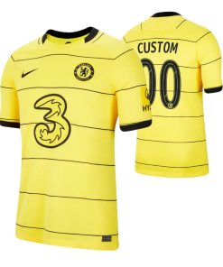Custom Chelsea Champions Of Europe Away Jersey Yellow