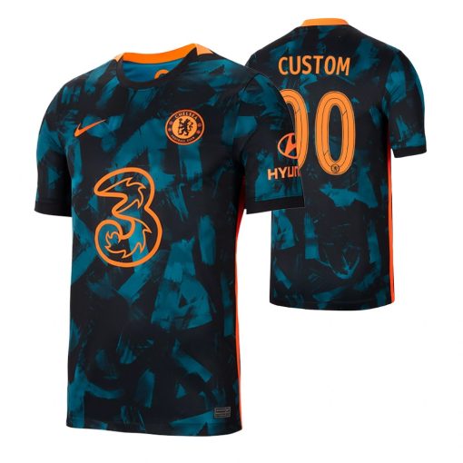 Custom Chelsea Champions Of Europe Third Jersey Teal