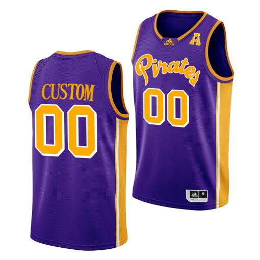 Custom Ecu Pirates Purple College Basketball Jersey 2022-23