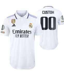 Custom Real Madrid FIFA Club World Champions White Jersey