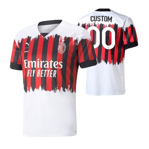 Custom AC Milan 2021-22 Fourth Jersey Red White