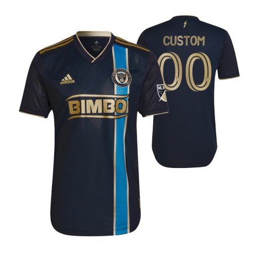 Custom Philadelphia Union 2022 Home Navy Jersey