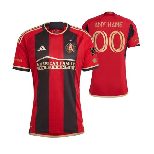 Custom Atlanta United 2023 Home Black Jersey