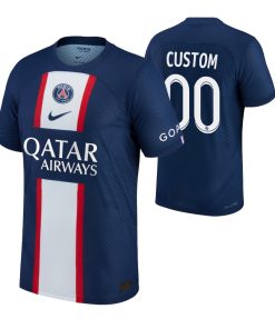 Custom Paris Saint-Germain 2022-23 Home Blue Jersey