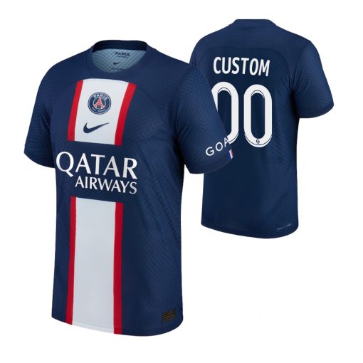 Custom Paris Saint-Germain 2022-23 Home Blue Jersey