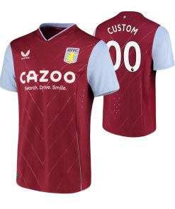 Custom Aston Villa 2022-23 Home Maroon Jersey