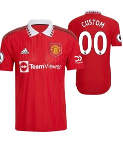 Custom Manchester United 2022-23 Home Red Jersey