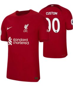 Custom Liverpool Red 2022-23 Home Jersey