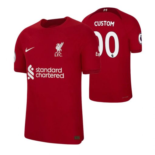 Custom Liverpool Red 2022-23 Home Jersey