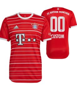 Custom Bayern Munich Red 2022-23 Home Jersey