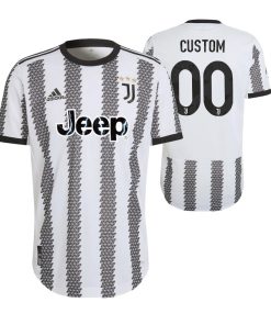 Custom Juventus White 2022-23 Home Jersey