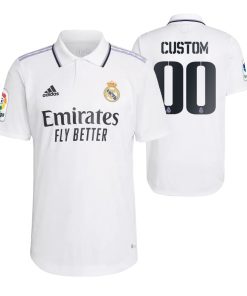 Custom Real Madrid White 2022-23 Home Jersey