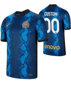 Custom Inter Milan 2021-22 Home Jersey Blue