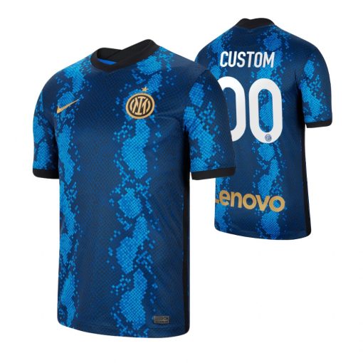 Custom Inter Milan 2021-22 Home Jersey Blue