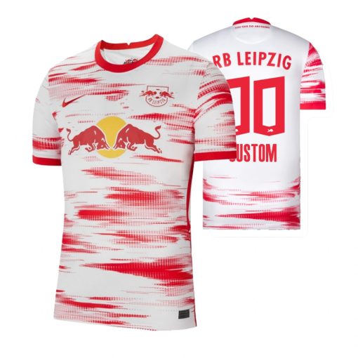 Custom RB Leipzig 2021-22 Home Jersey Red