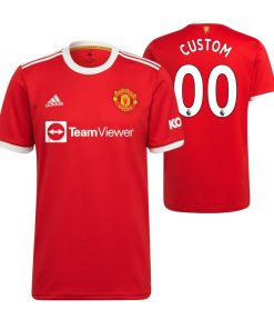 Custom Manchester United 2021-22 Home Jersey Red