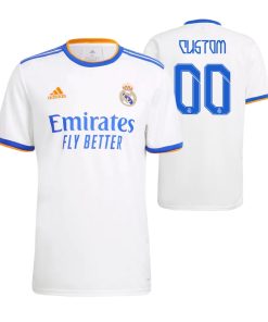 Custom Real Madrid 2021 Home Jersey White