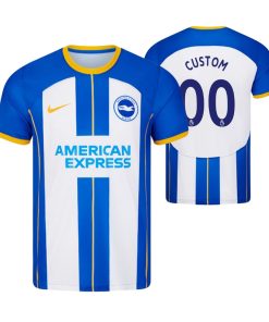 Custom Brighton and Hove Albion 2022-23 Home Jersey Blue