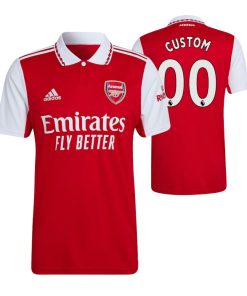 Custom Arsenal 2022-23 Home Jersey Red