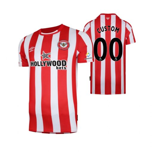 Custom Brentford 2022 23 Home Jersey Red