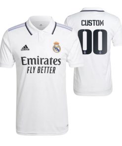 Custom Real Madrid 2022-23 Home Jersey White