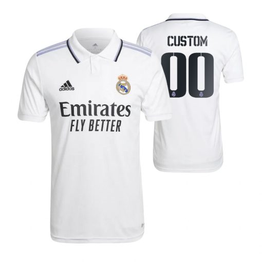 Custom Real Madrid 2022-23 Home Jersey White