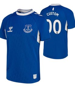 Custom Kids Everton Blue 2022-23 Home Jersey