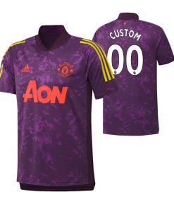 Custom Manchester United Purple Training Jersey