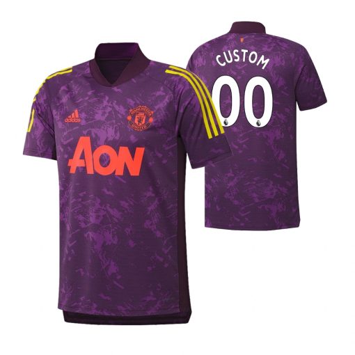 Custom Manchester United Purple Training Jersey