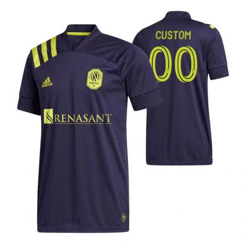 Custom Nashville SC Navy 2020 Short Sleeve Player Jersey