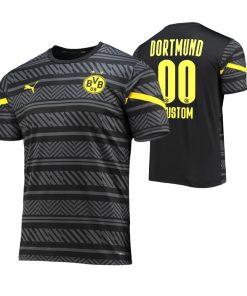Custom Borussia Dortmund Black Pre-Match DryCELL Jersey