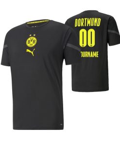 Custom Borussia Dortmund Black Pre-Match Jersey