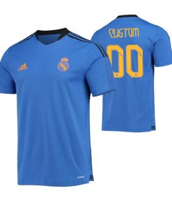 Custom Real Madrid 2021-22 Blue Training Jersey