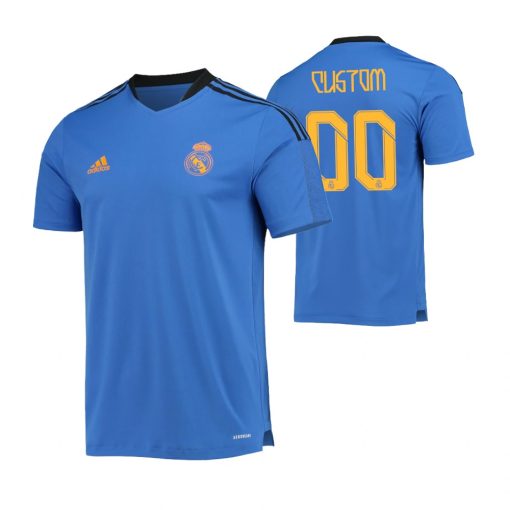 Custom Real Madrid 2021-22 Blue Training Jersey