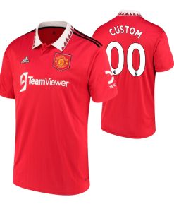 Custom Manchester United 2022-23 Home Jersey Red