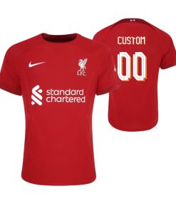 Custom Liverpool 2022-23 Home Stadium Jersey Red