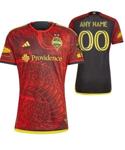 Custom Seattle Sounders 2023 The Bruce Lee Red Jersey
