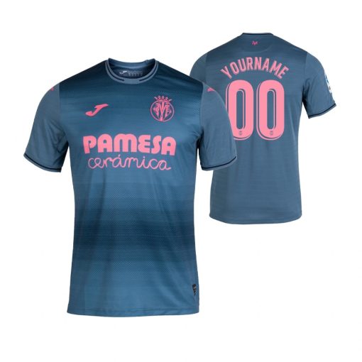 Custom Villarreal 21-22 Third Jersey Blue