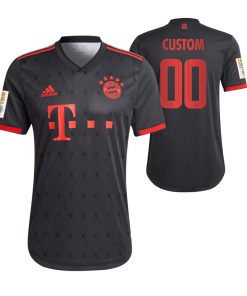 Custom Bayern Munich 2022-23 Third Charcoal Jersey