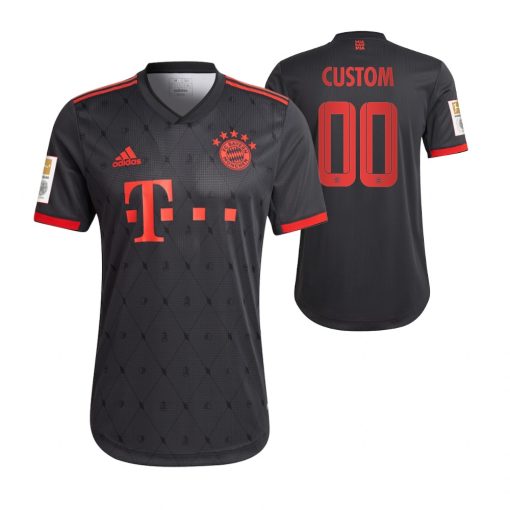 Custom Bayern Munich 2022-23 Third Charcoal Jersey