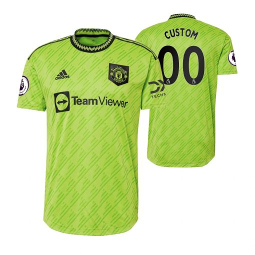 Custom Manchester United 2022-23 Third Neon Green Jersey